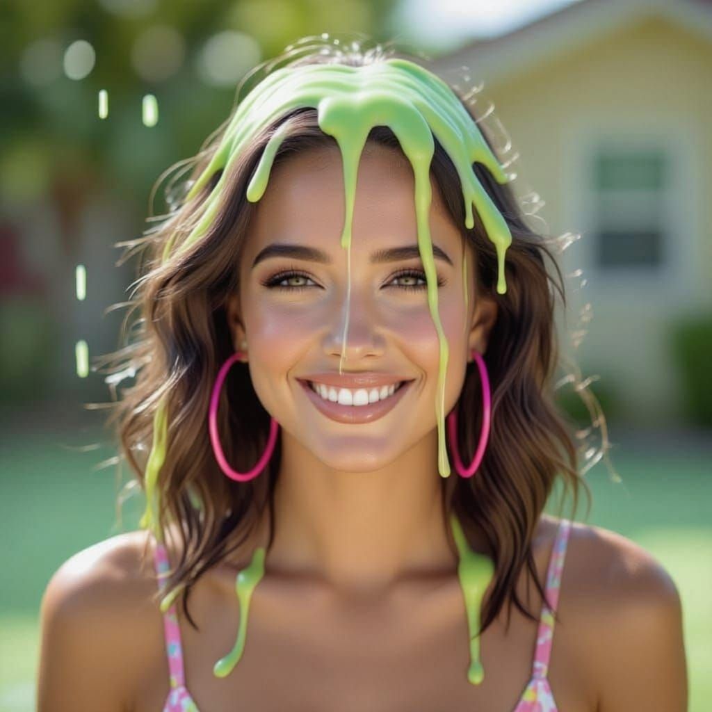 Slimed! If only your girlfriend was this cool