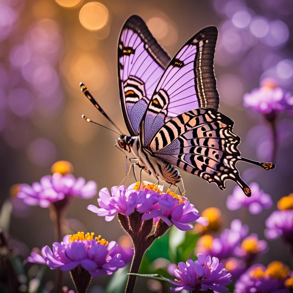Purple Sphinx Butterfly   by @airzip