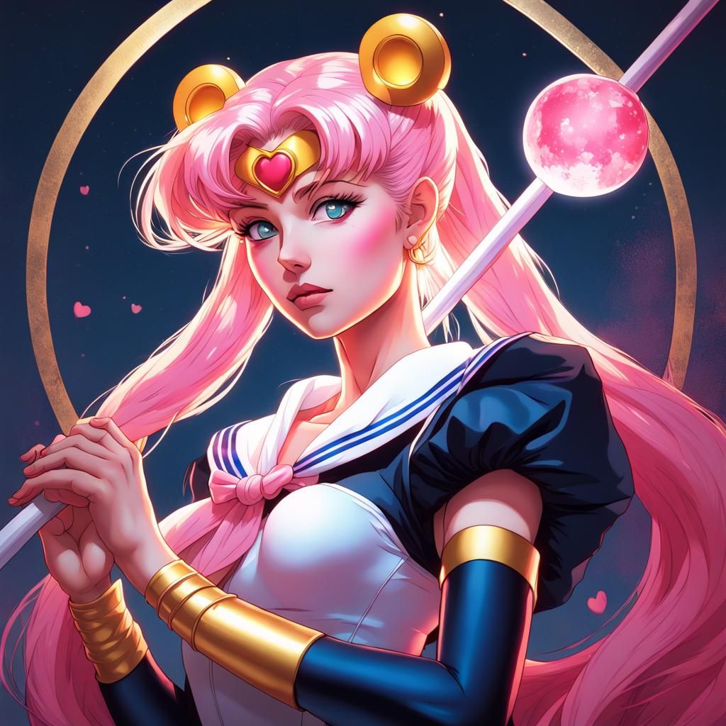 Alternative Sailor moon - AI Generated Artwork - NightCafe Creator