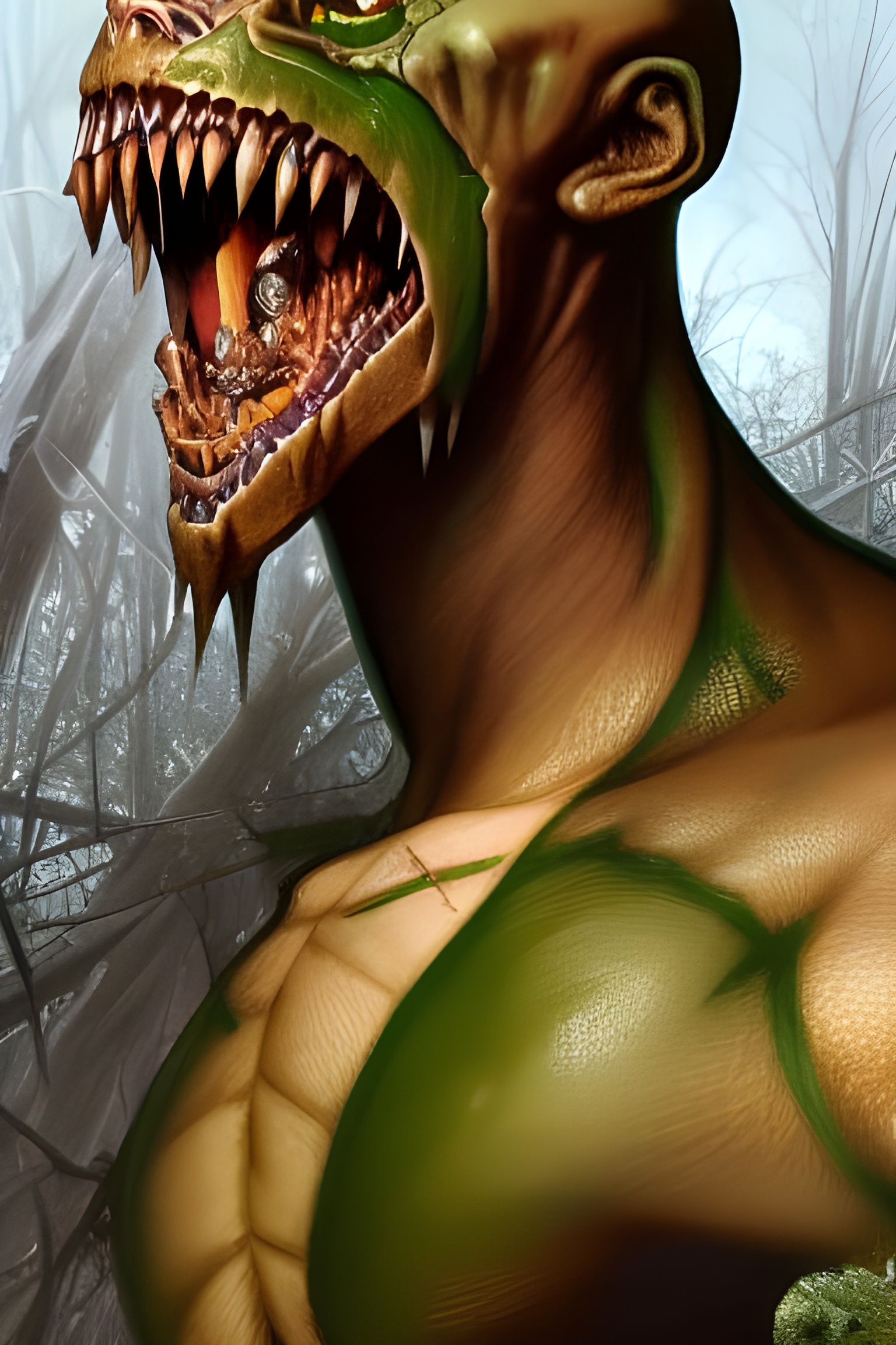 Reptile from Mortal Kombat  by @Obelisk of Light