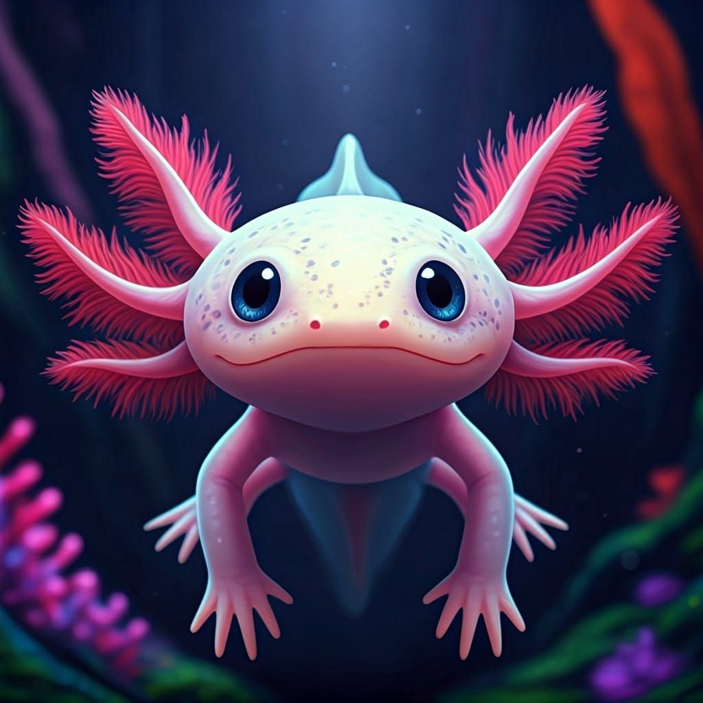 Axel the Axolotl  by @Thomas