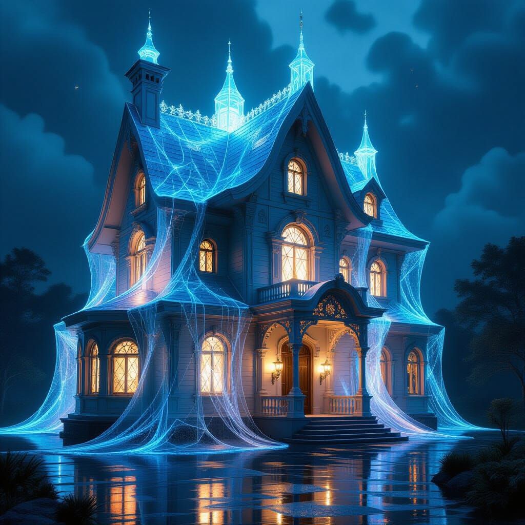 House Made From Spider Silk  by @Chloe