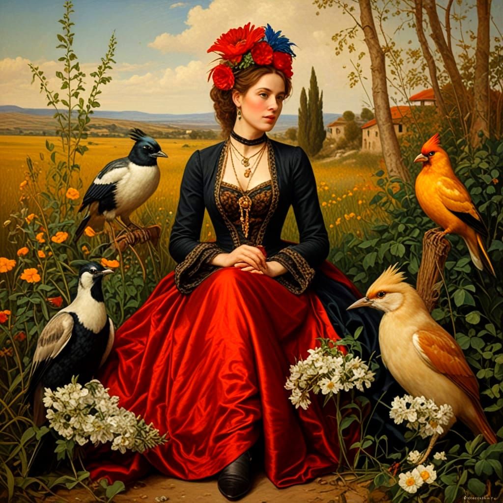 Hyperrealistic Portrait of a Confident Woman