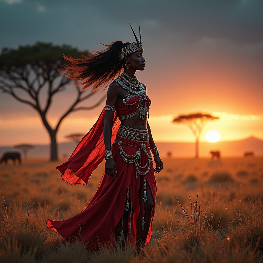 Similar image of Nala beautiful maasai warrior 