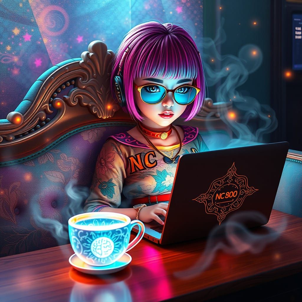 Night Cafe  by @MssVoid