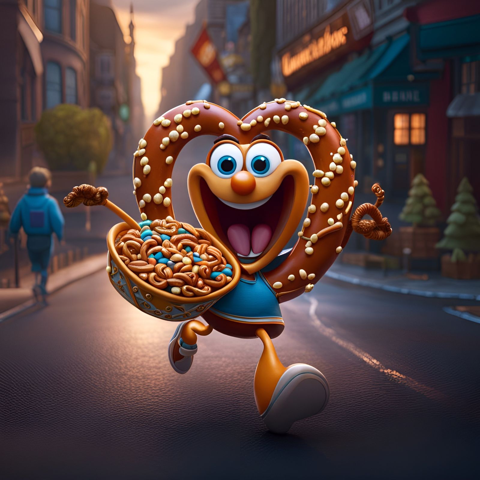 Fresh pretzels!  by @SONart