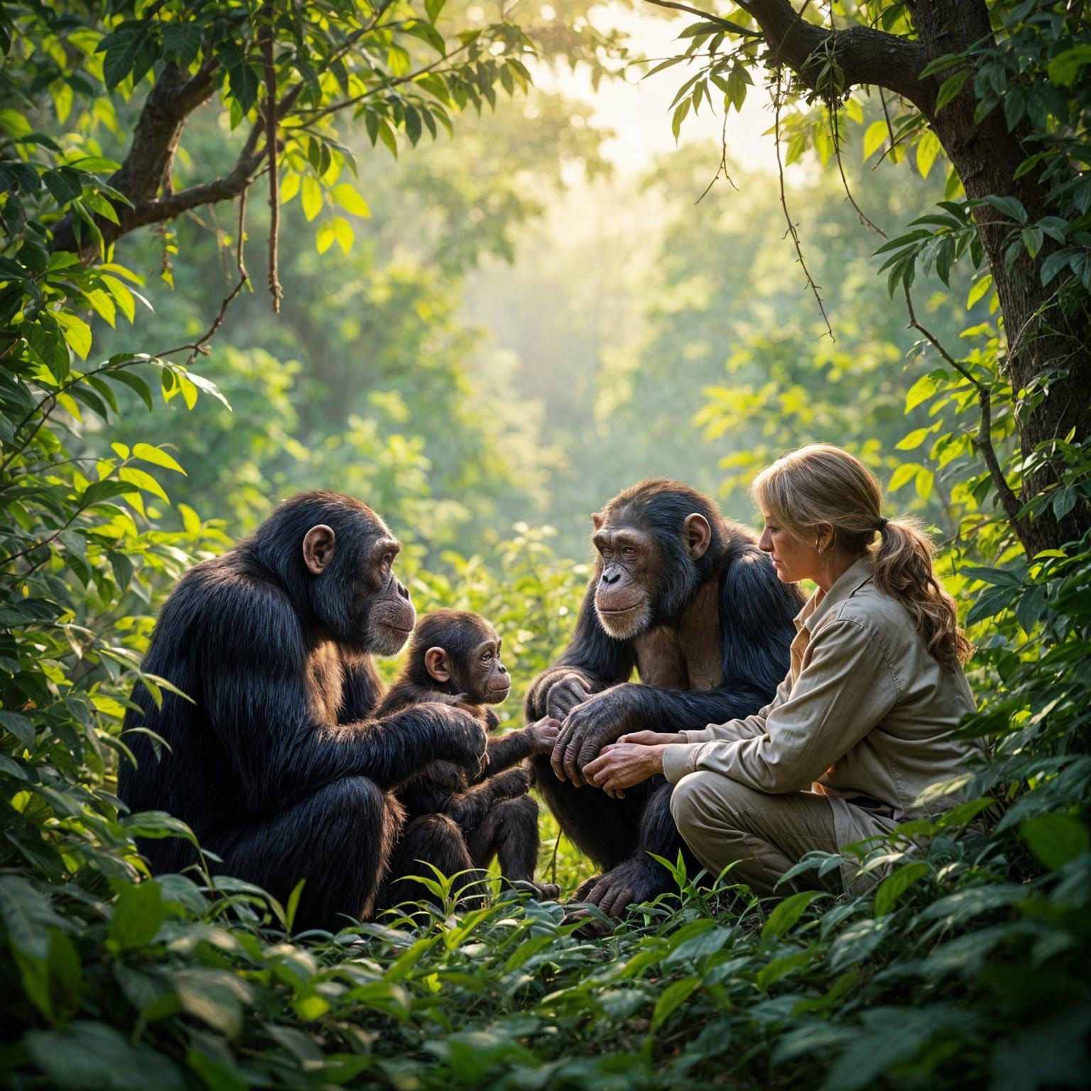 In honor of Jane Goodall and her life’s work  by @Dee Cee