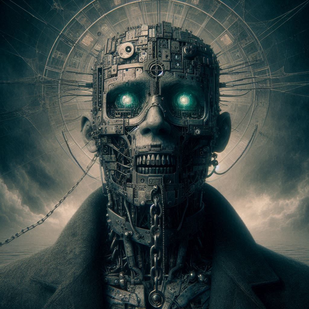 Telecomputer Man, with eyes aglow, A prisoner of circuits, with no will to show. No chains, no shackles, no master’s com...