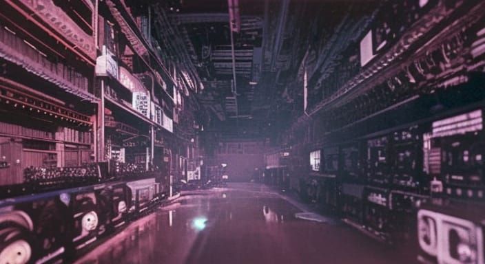 Analog horror VHS glitch motion liminal horror, flicker, noi...