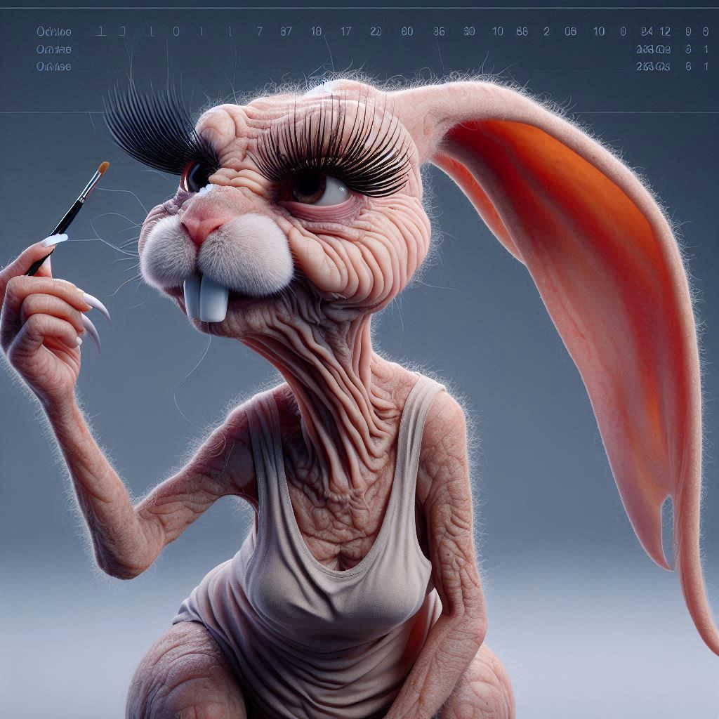 I may have gone bald but I still got my eyelashes!