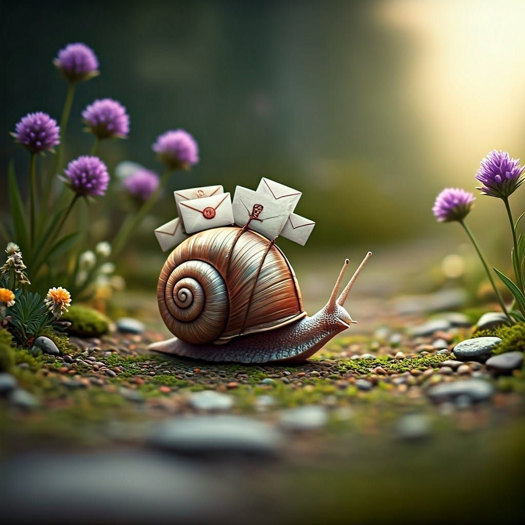 Snailmail  by @Montana Deroble