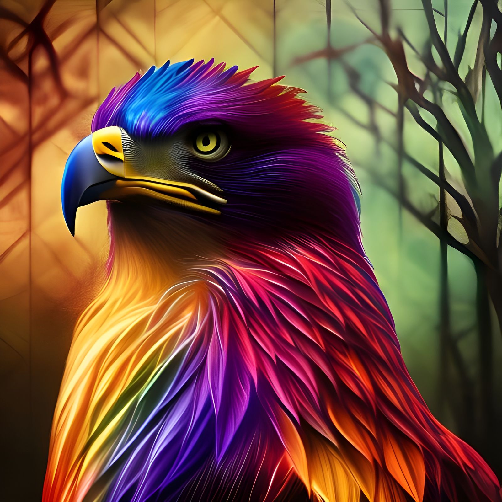 Eagle aka parrot's cousin  by @Purluck88