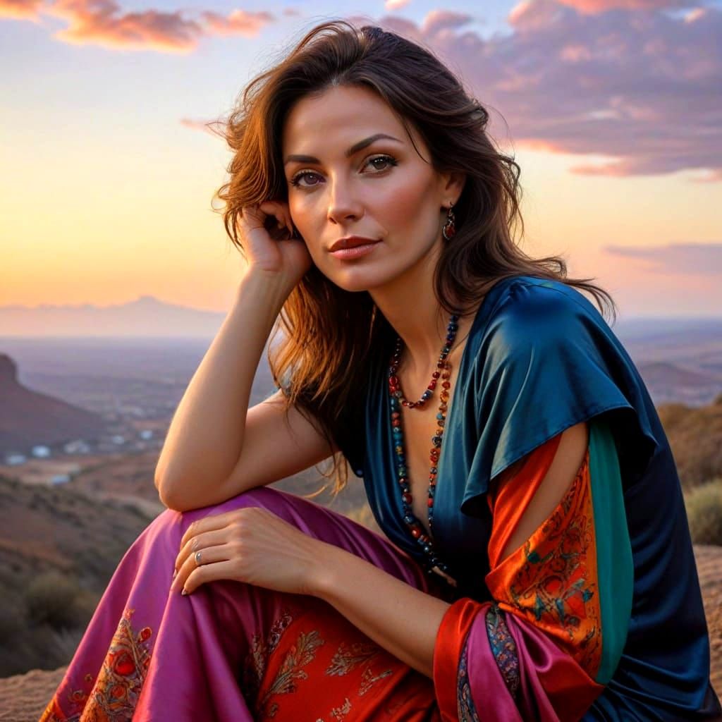 Sophisticated Lady Exudes Inner Peace and Confidence