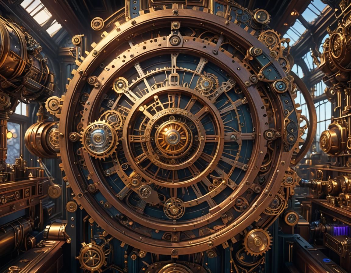 This artwork is a maximalist tour de force, perfect for a wa...