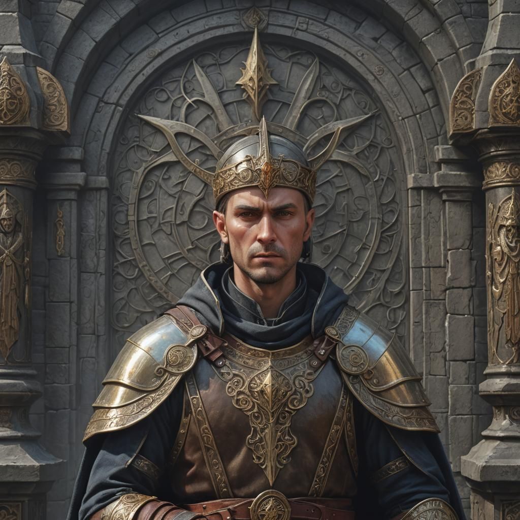 Anomen Delryn a warrior priest of Helm, and an acolyte of th...