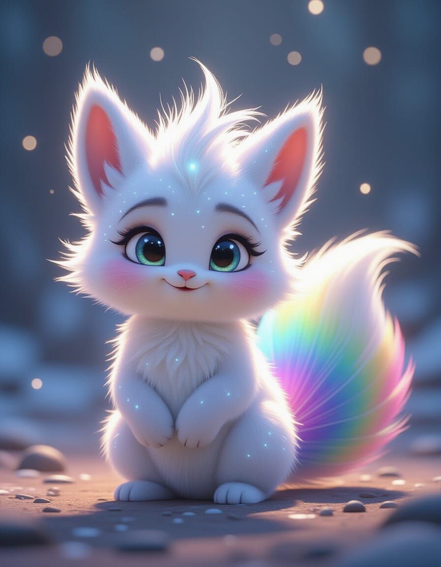 “Its tail did not shimmer—it sang in colors.”