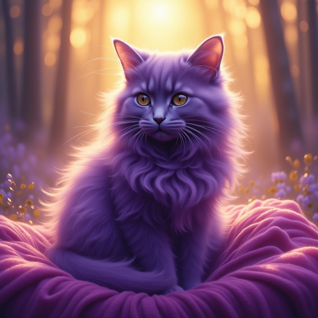 purple cat <lora:Purples:1.0>
