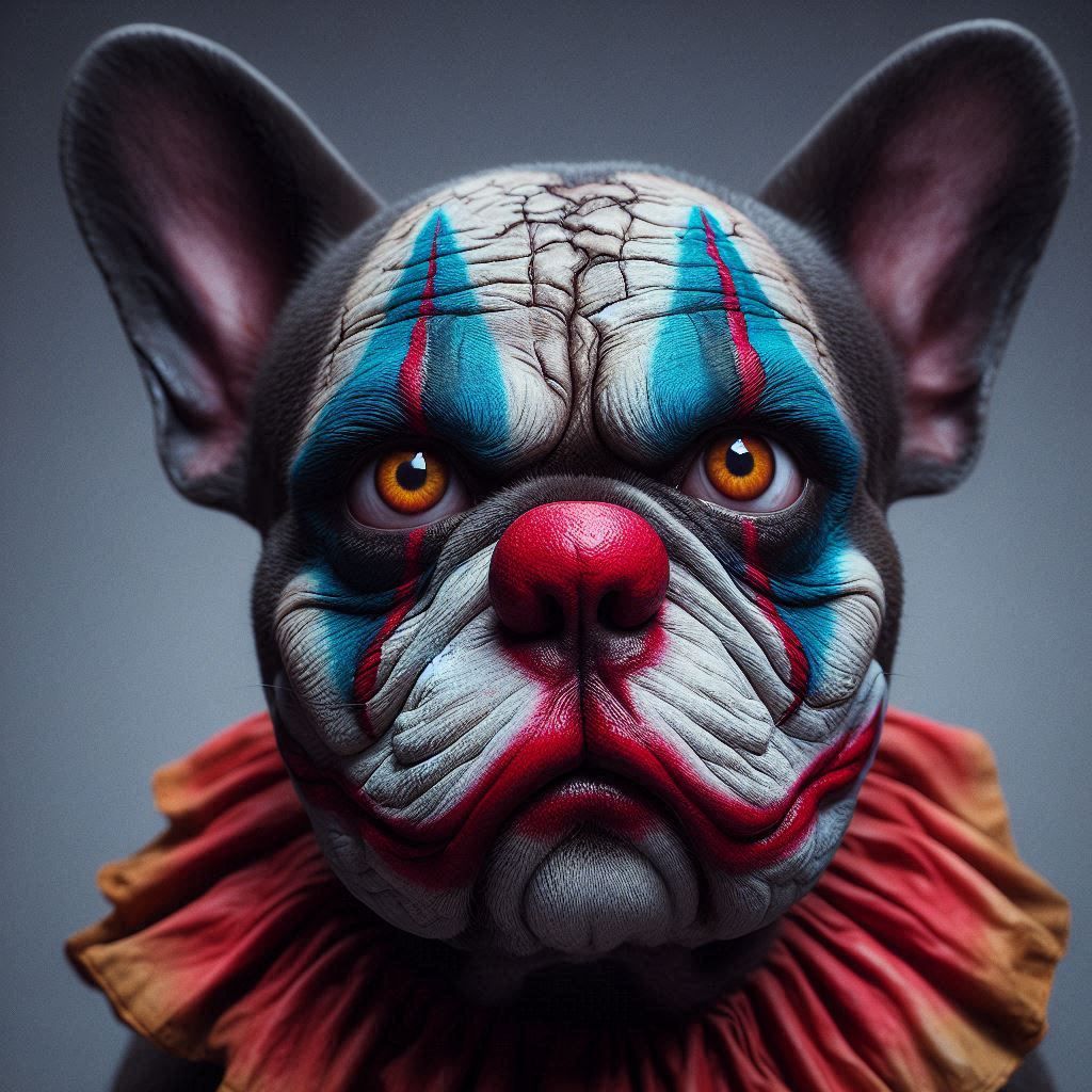 French Bulldog Clown