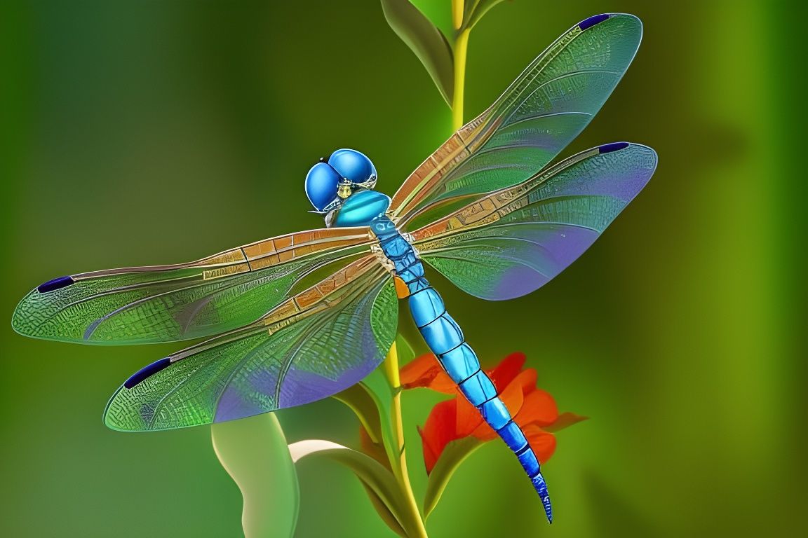 Dragonfly  by @Silver Rain