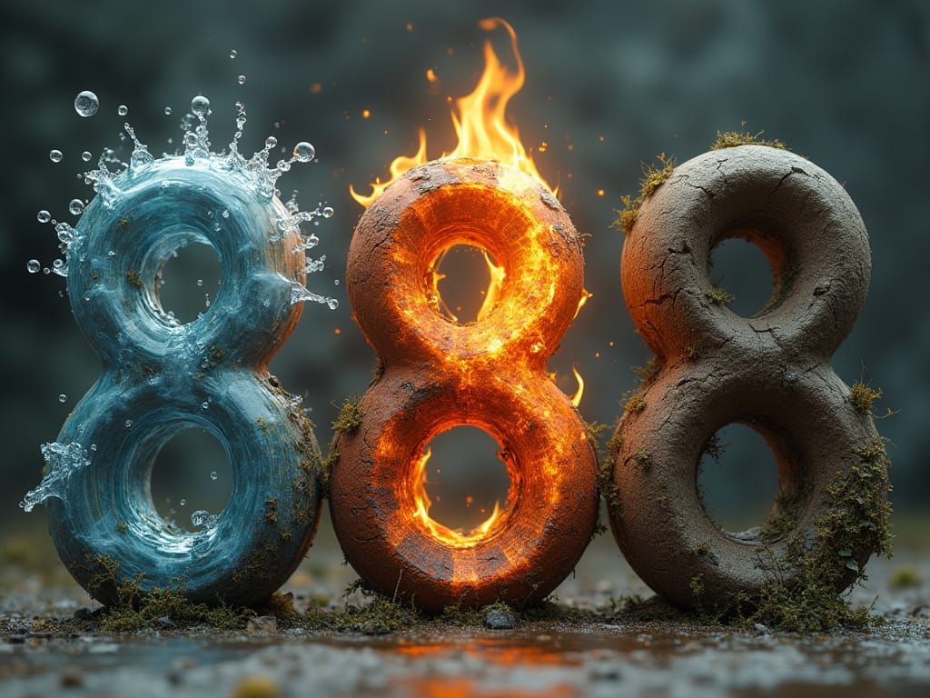 Elemental Eights  by @possom2009