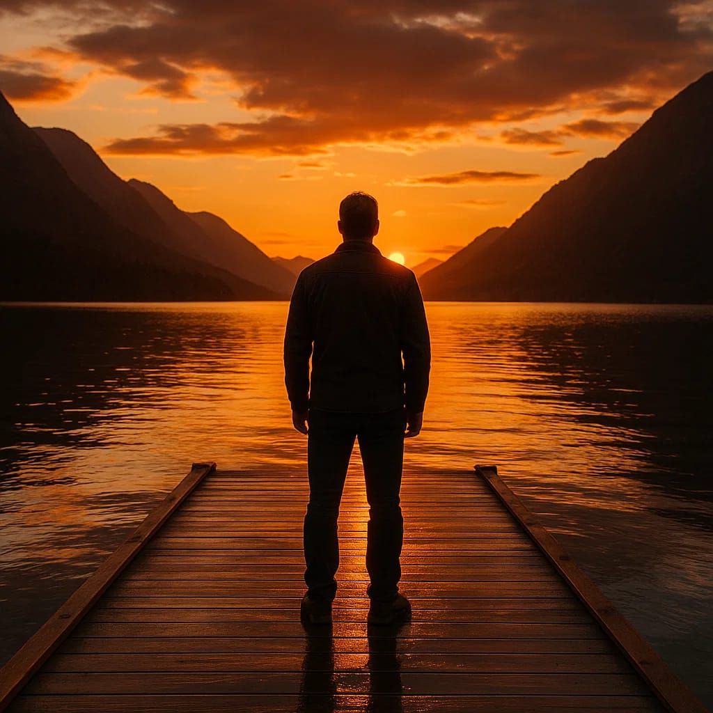 מתבונן בשקיעה