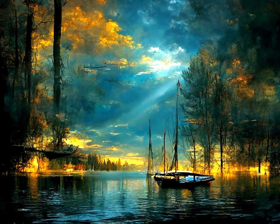 Moon, what dark spirit
Walks at the end of a leash
Through the gloom,
Your face and your profile?
same in red palette surrealism Salvador Dali matte background melting oil on canvas <lora:GazOilpaint:1.0> <lora:Bak Brom Watercolor:1.0> <l...