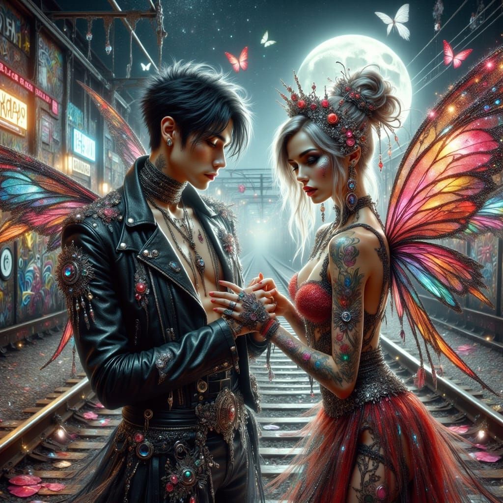 Graffiti Fairy Love ( 0 Likes)  by @Celestial