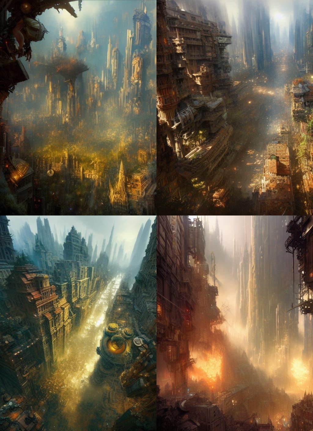 Forest taking back a city (edit 2)
