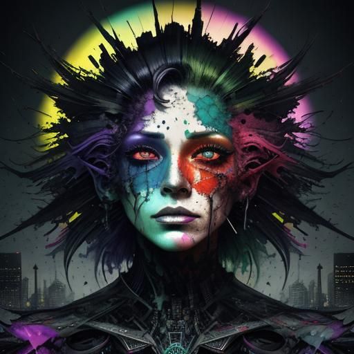 Hyperreal hypersonic Catatonic cantrip, by Russ Mills and Al...