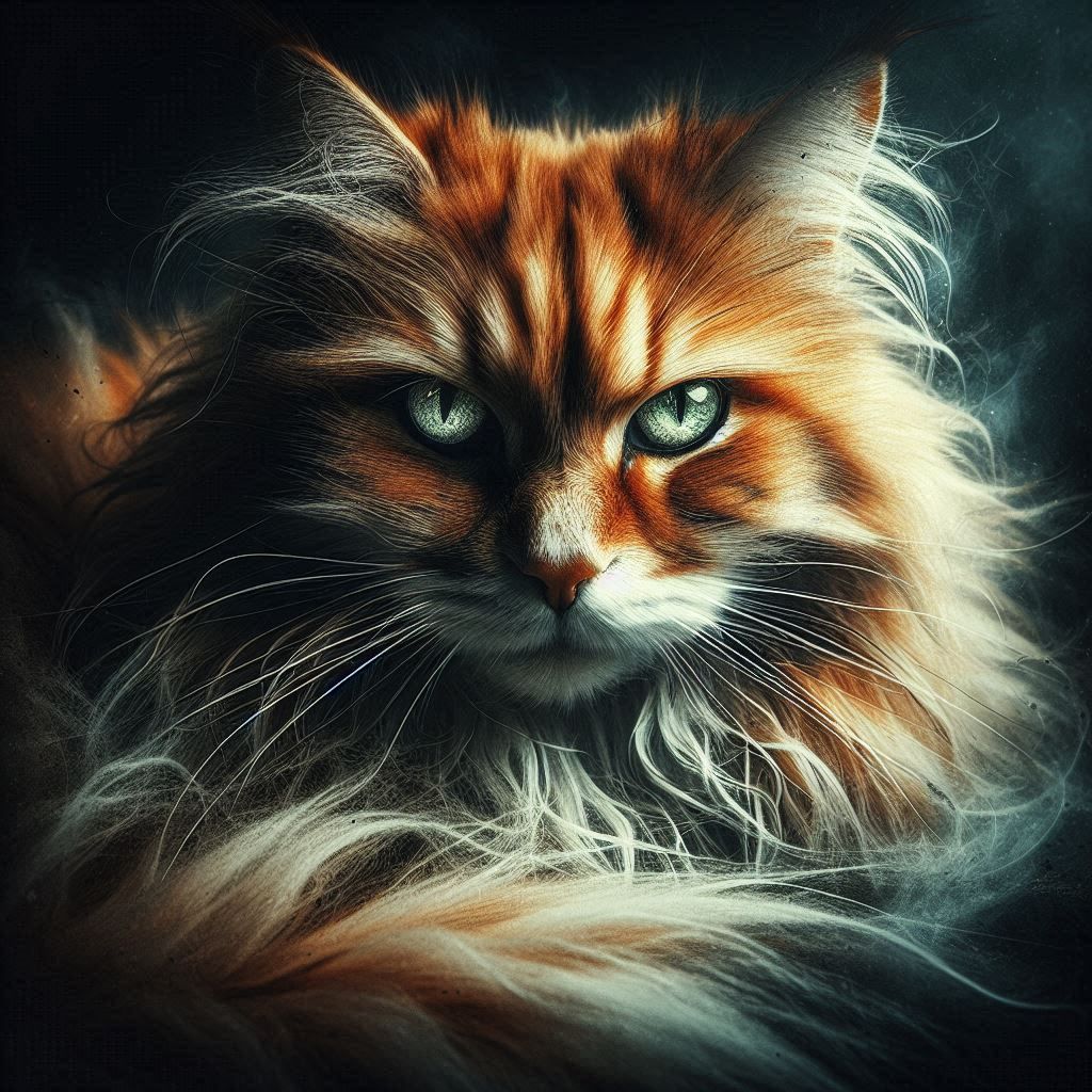 Another likeness of my daughters evil cat....