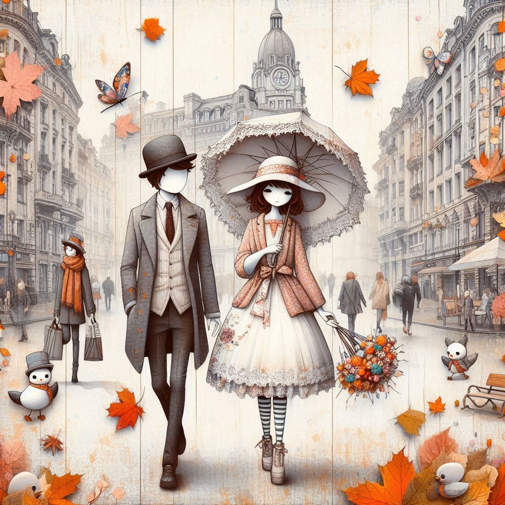 Autumn couple