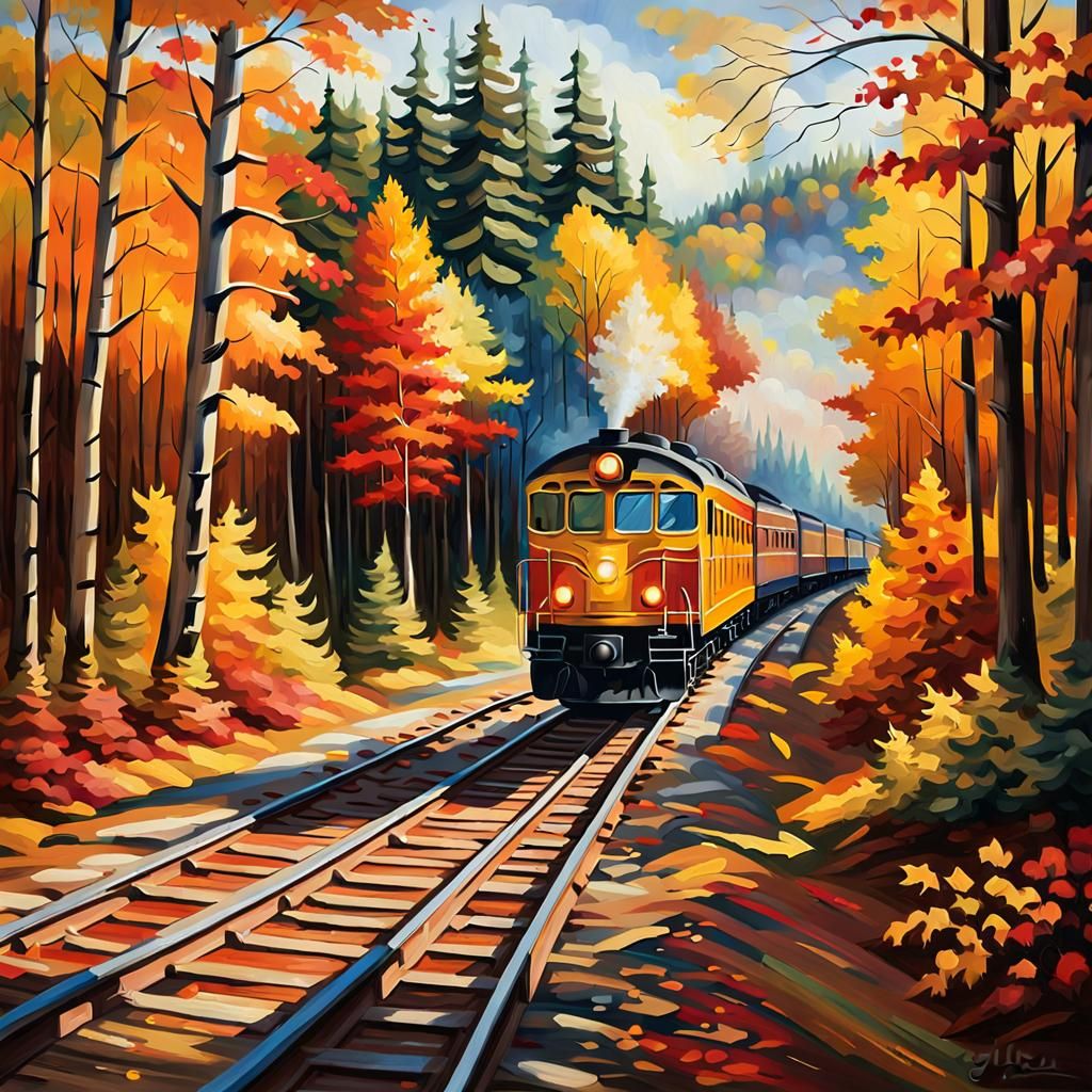 Fall train ride.