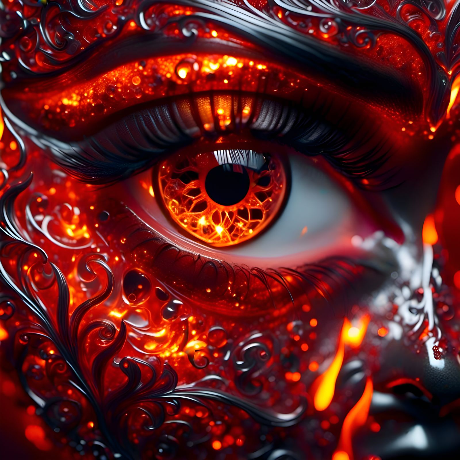Eyes of a Fire Elemental