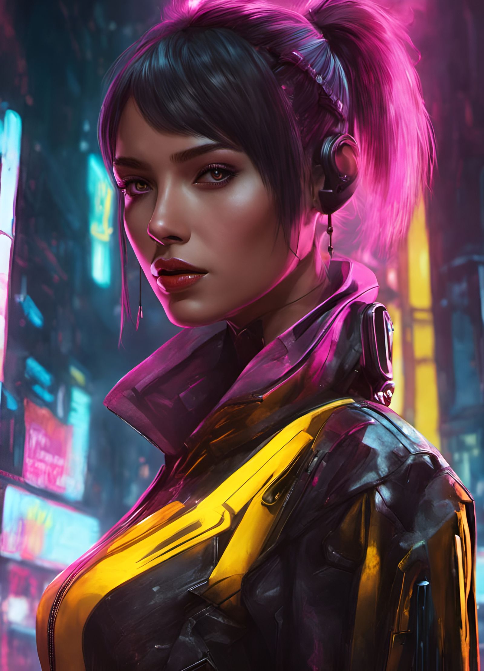 Unobtainium, a cyberpunk portrait