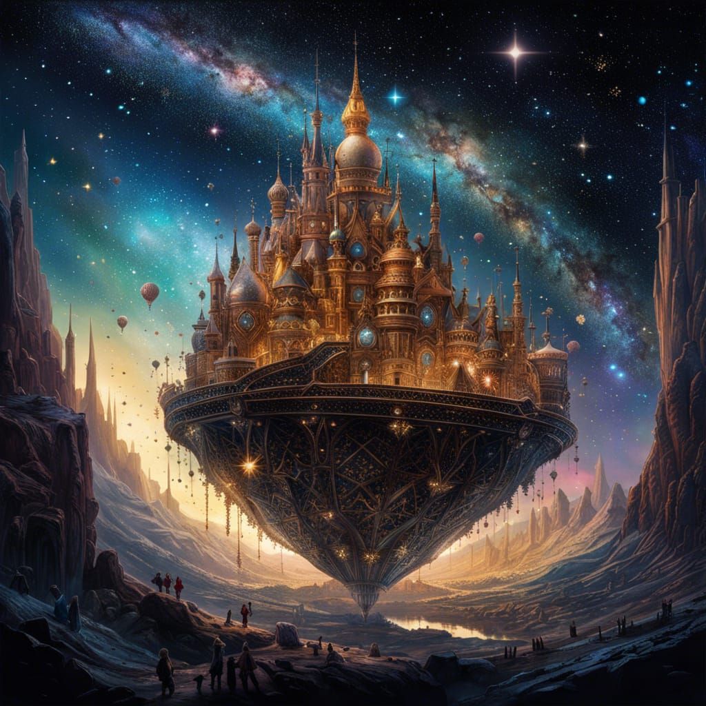 floating castle