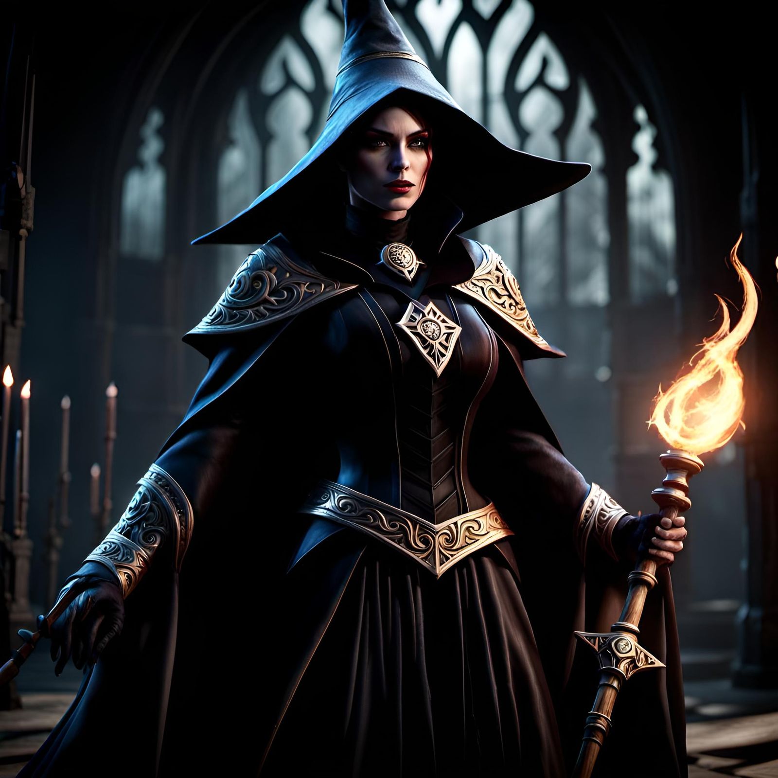 Beatrix, the Evil Gothic Witch