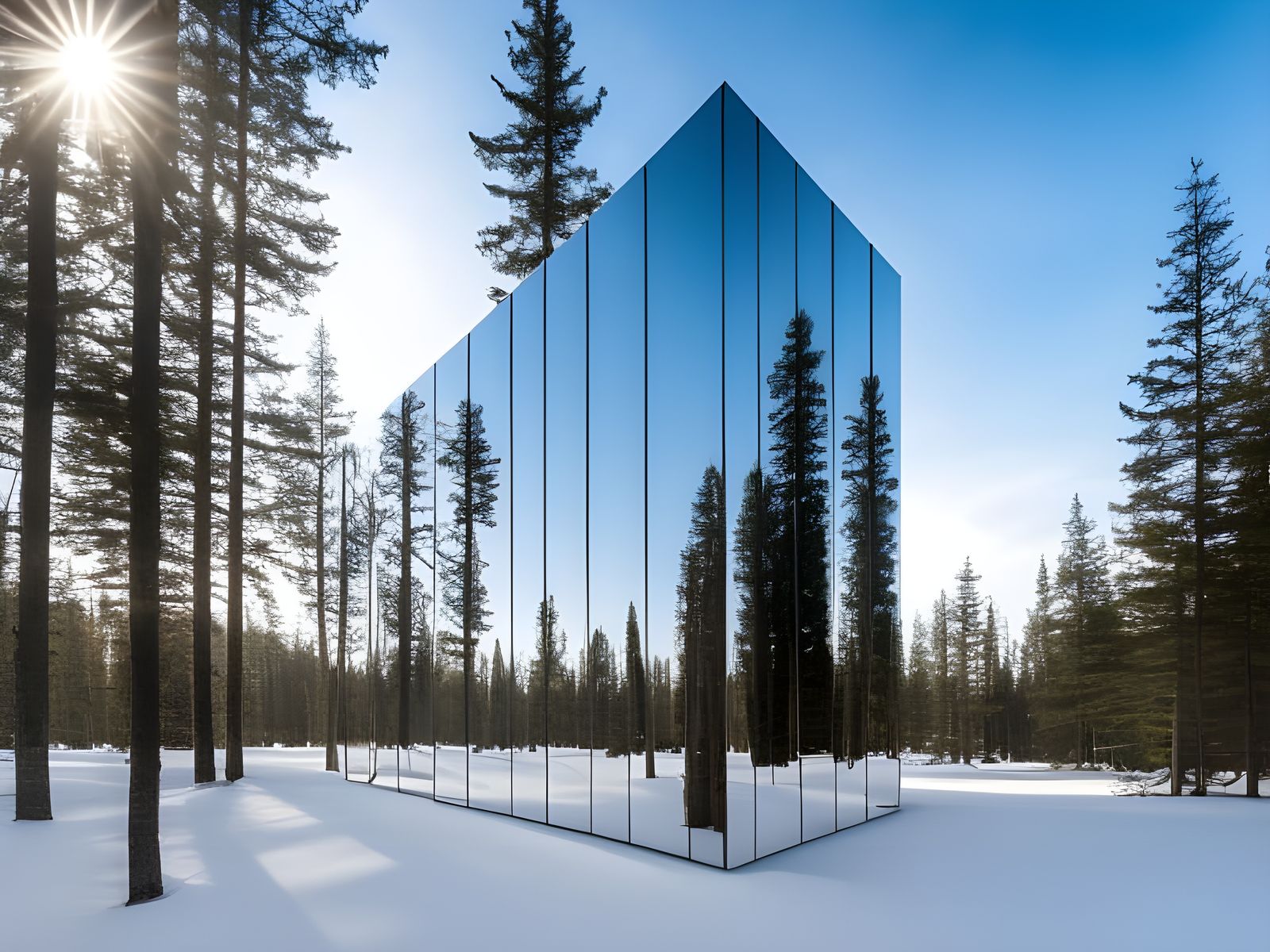 The Mirrored House: An Art Installation false