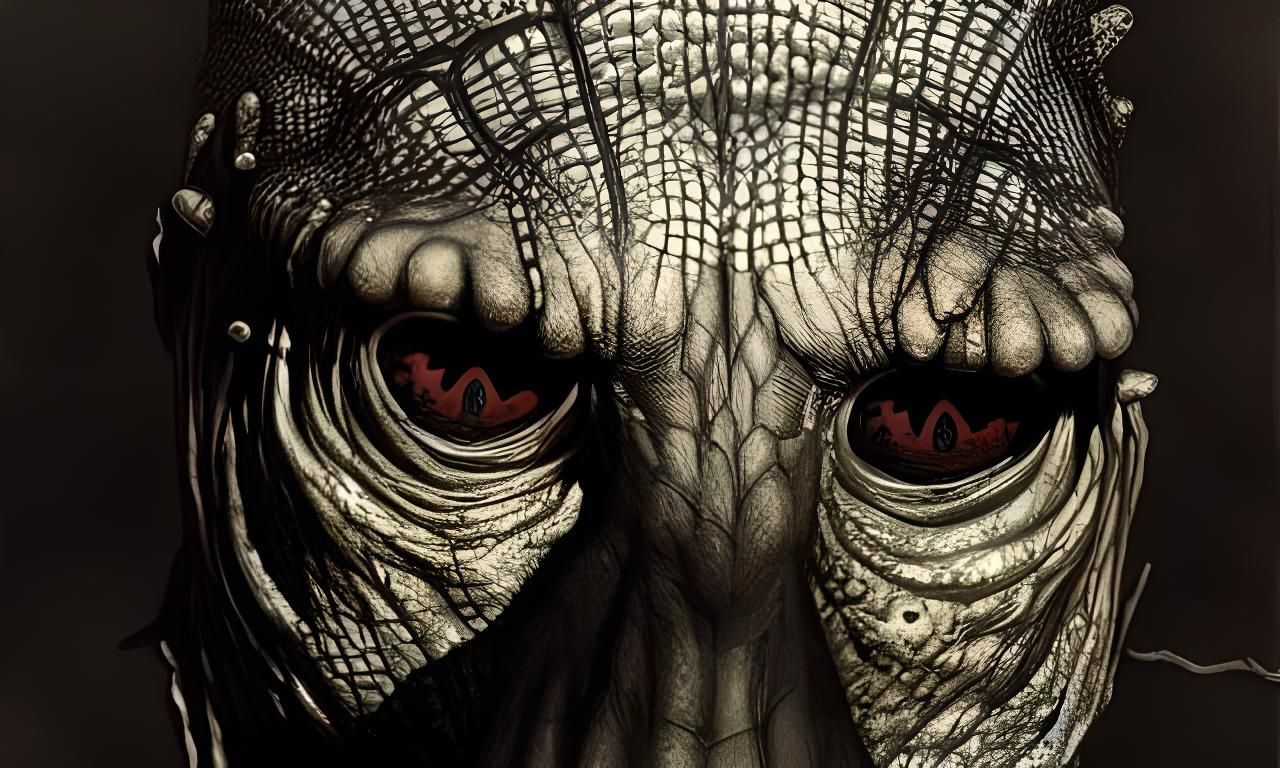 alligator person