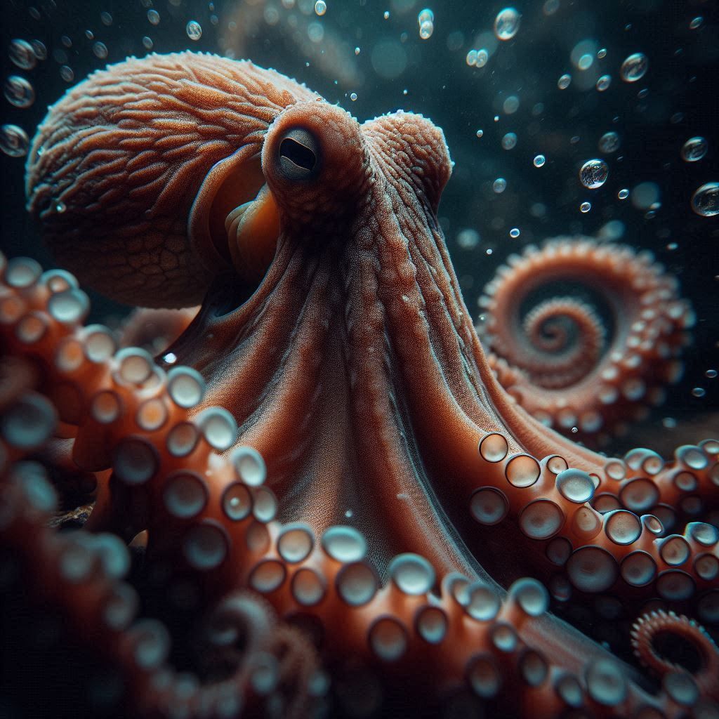 Octopus close up