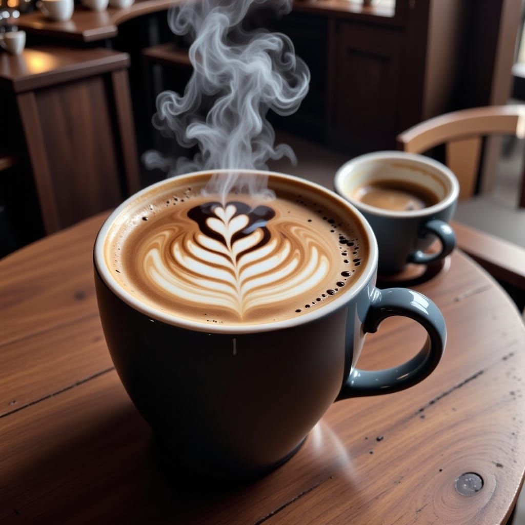 <lora:Coffee Mania Fx:1.0>, coffee,  coffee cup, hyperrealism, photorealism