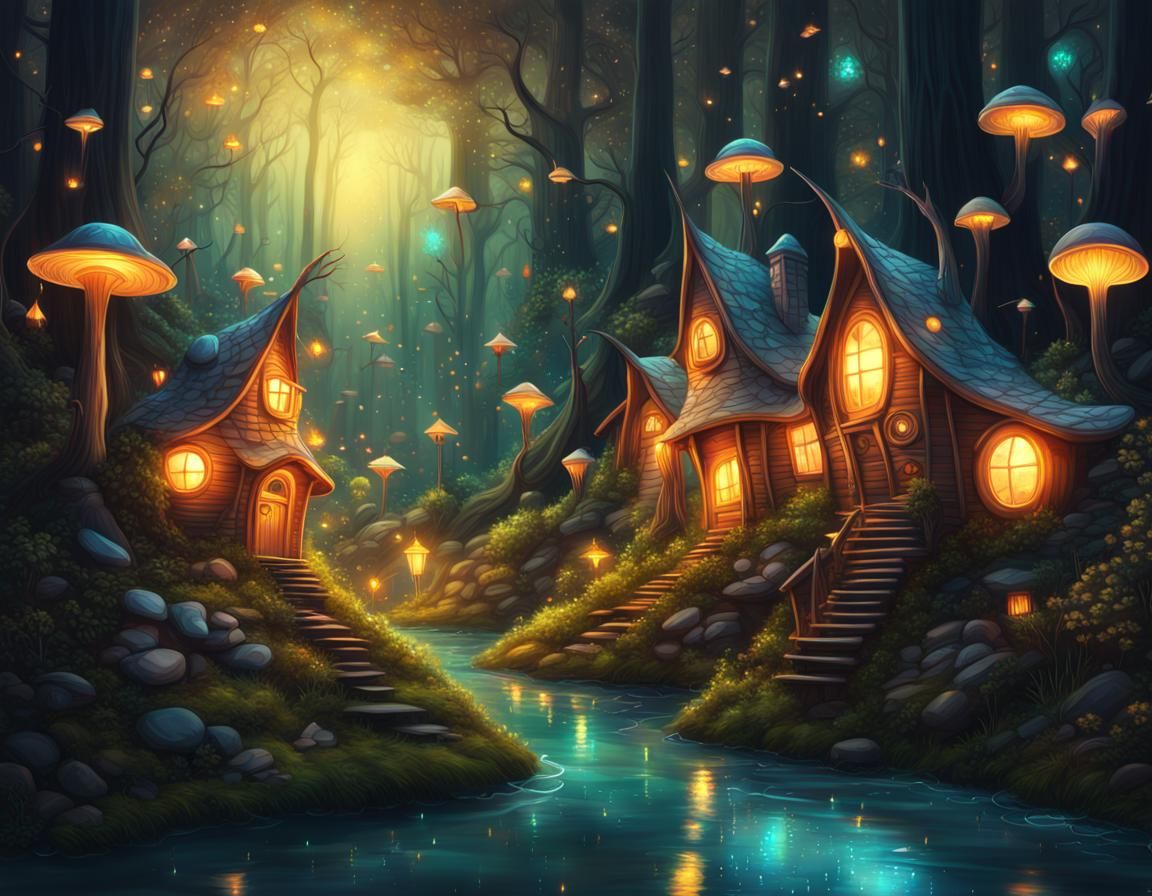 Fairy houses  by @Rion November