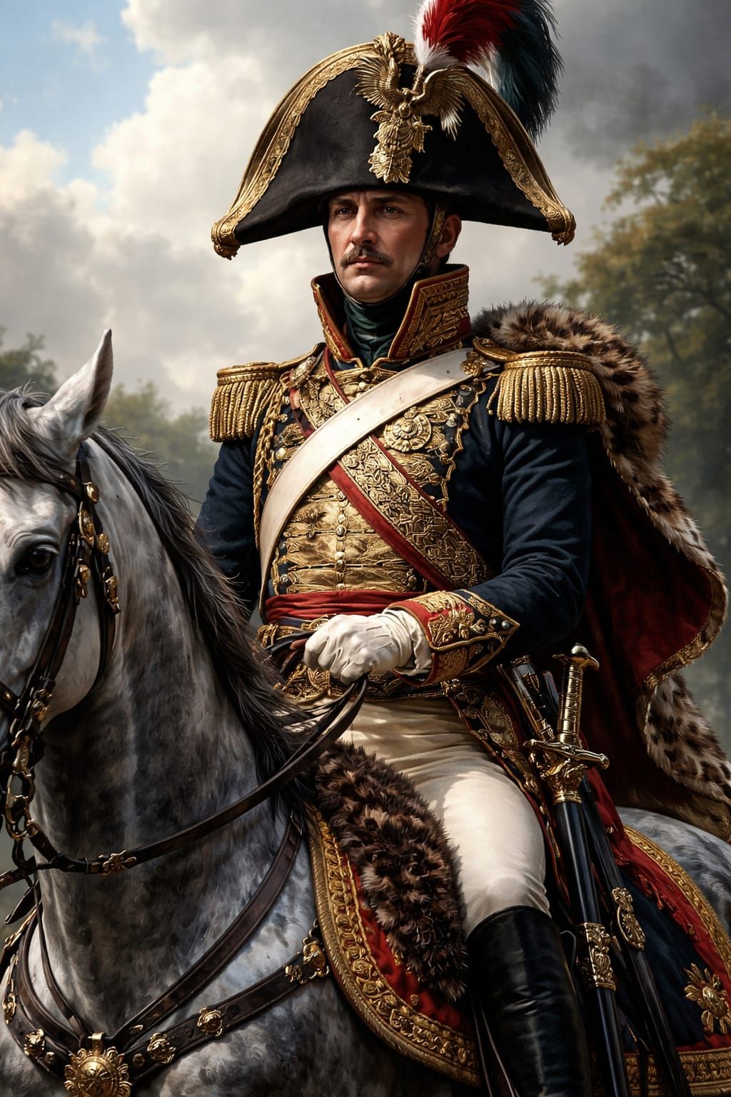 Napoleonic wars cavalry officer