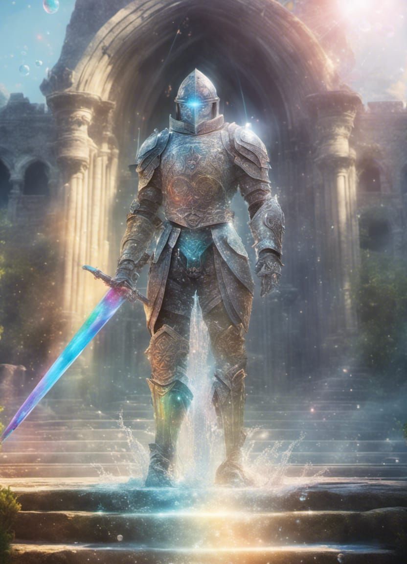 Crystal Knight - AI Generated Artwork - NightCafe Creator