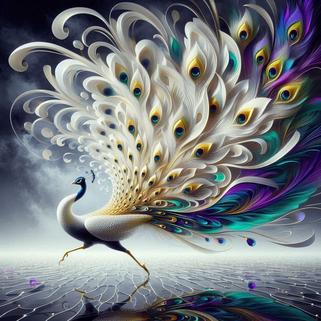Artistic peacock 5