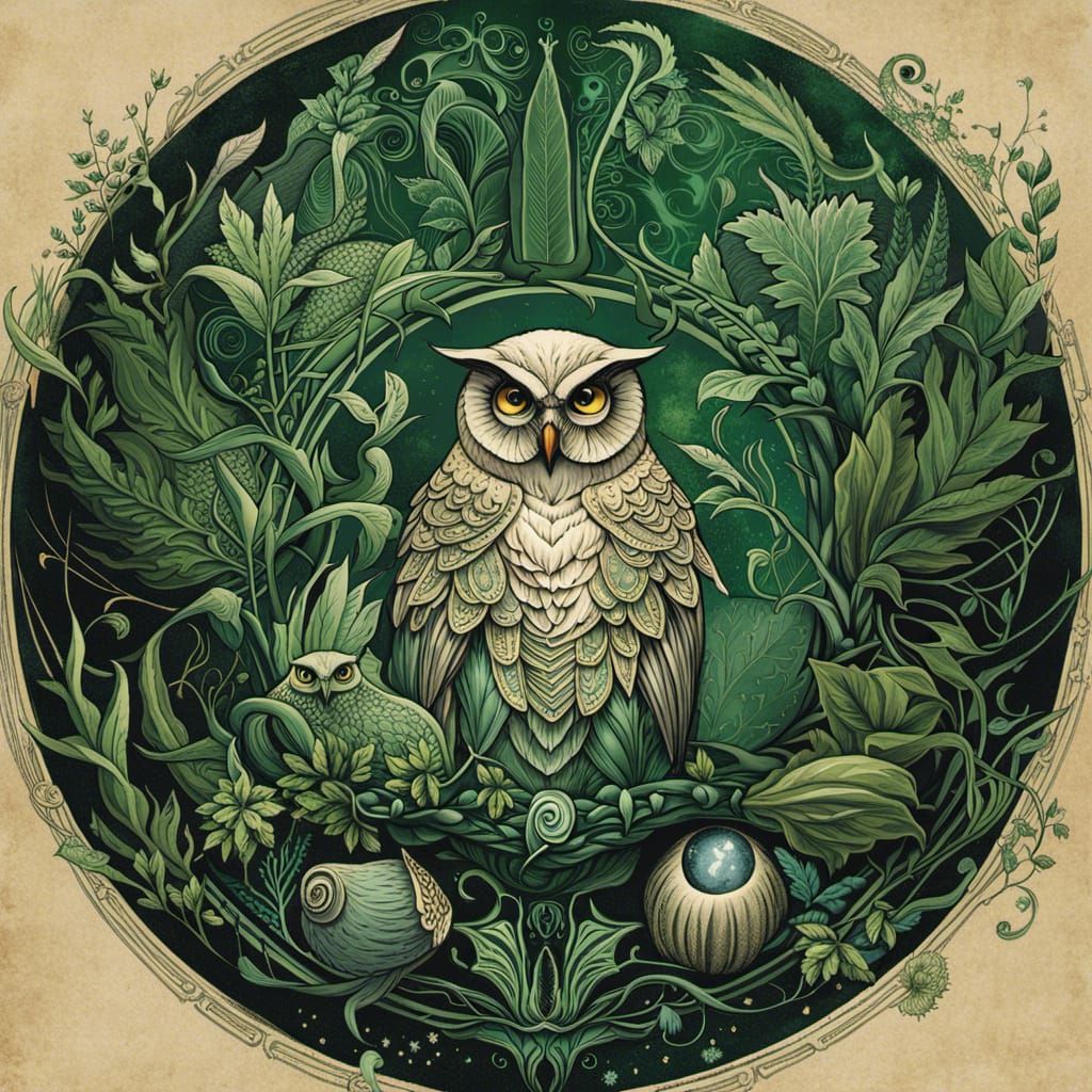 Owl symbol AI Generated Artwork NightCafe Creator