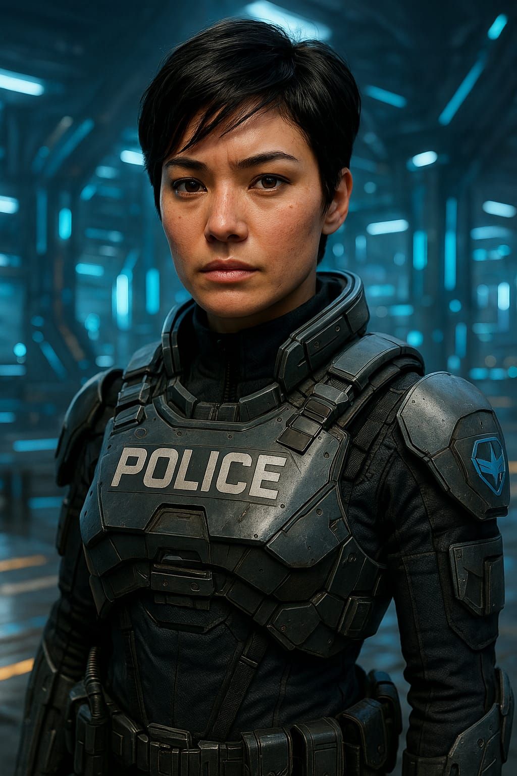 Scifi police officer...