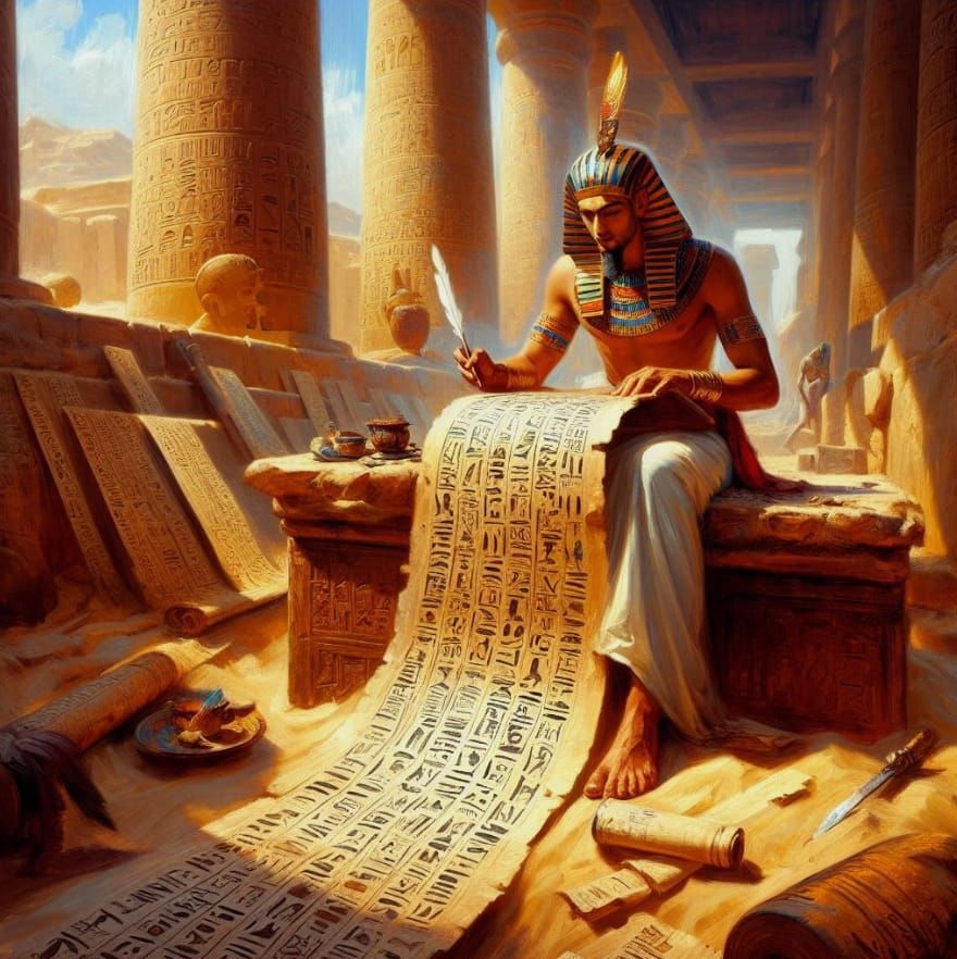 A scribe from Thebes