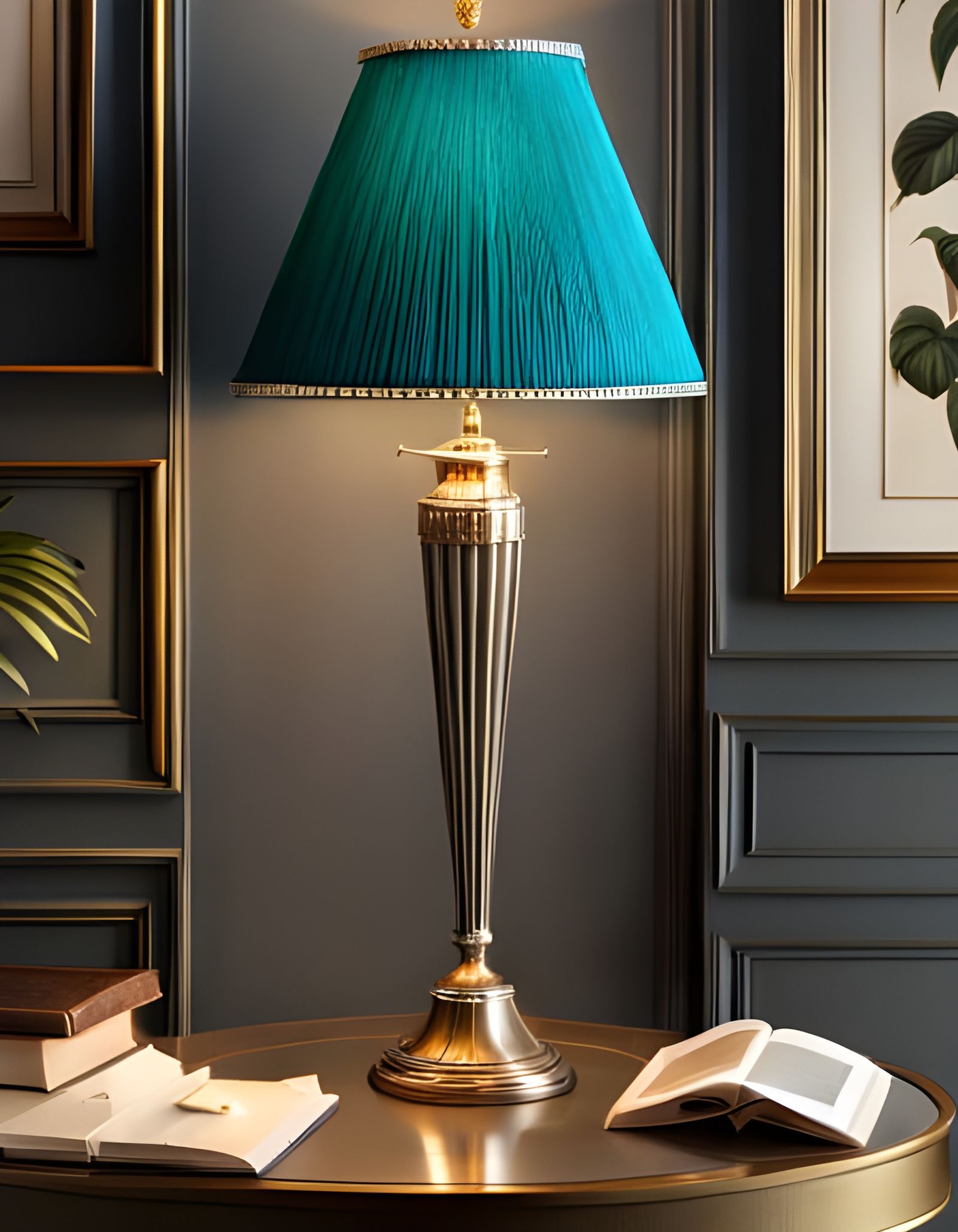 Venetian Torchere Desk Lamp  by @System32
