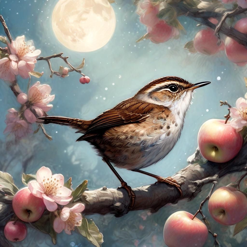 Small wren  by @QueenKittyKat