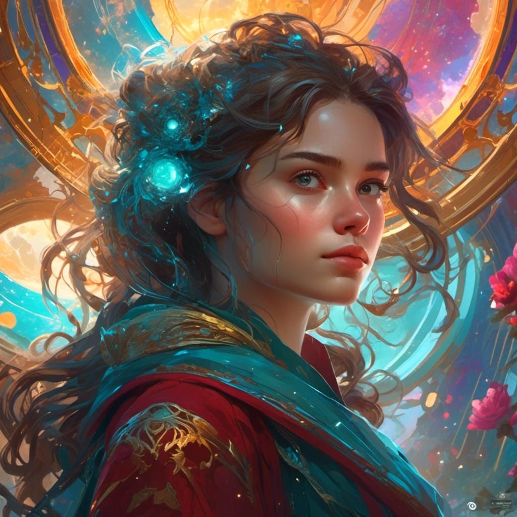 <lora:eye:1.0> listening pretty Friend young woman  Natasha
